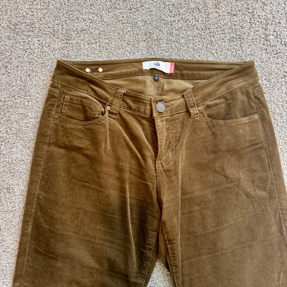 cabi High Skinny Corduroy Jeans, Size 8, Style #3567, EUC, Moss - Picture 3 of 9